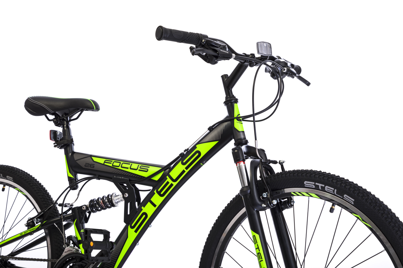 Двухподвесный велосипед Stels Focus 18-sp. V030 (2018)